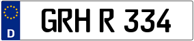 Truck License Plate
